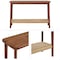 Alaterre Furniture Calais Console Table, Warm Chestnut ANCA1070 - alternate 5